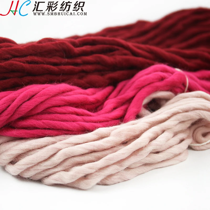 
crochet fancy yarn super thick merino yarn for knitting blankets cheap chunky wool 