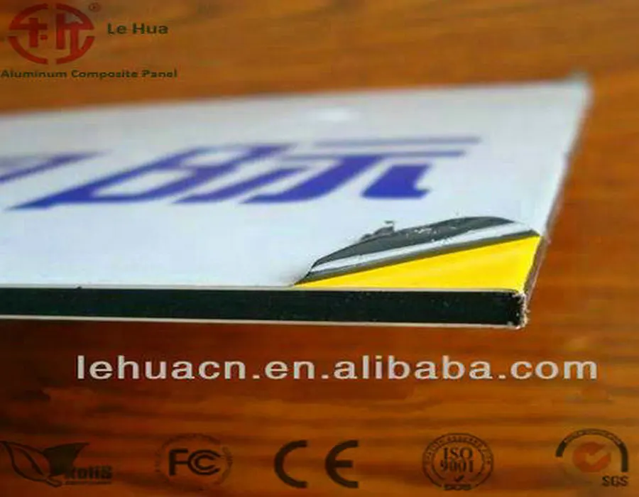 cheap price acp aluminum composite panel  kit sheets with design