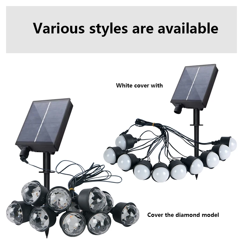 Ip65 Waterproof Outdoor Wedding Party Holiday Christmas Decorative Fairy Crystal G50 Led Light String With Remote Control