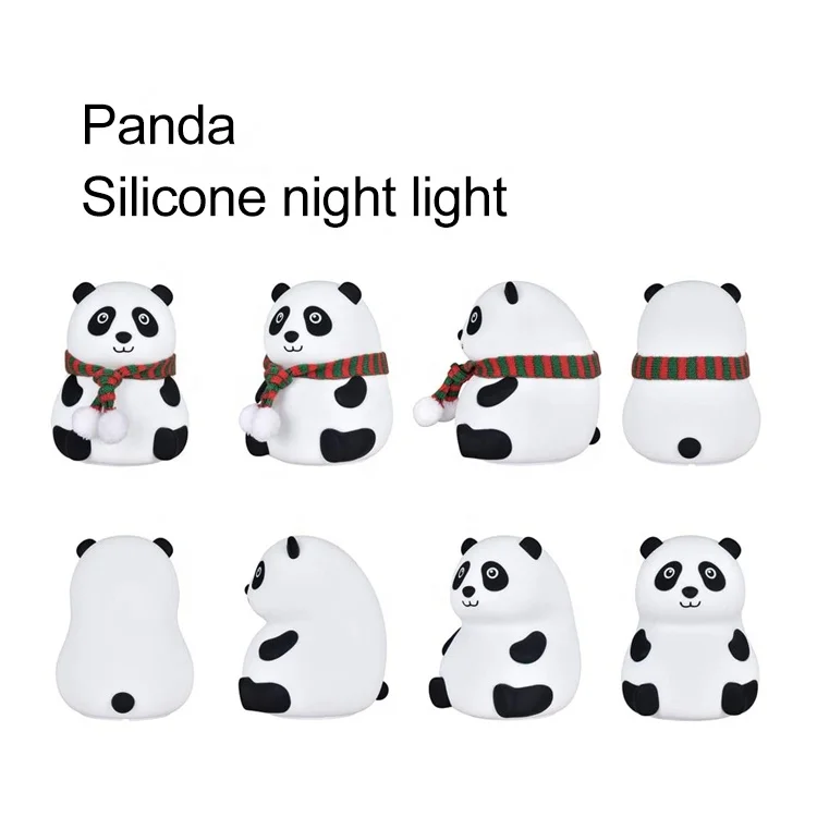 New style Lamp For Children Baby Kids Bedside Multicolor Silicone Touch Sensor Tap Control LED Night Light