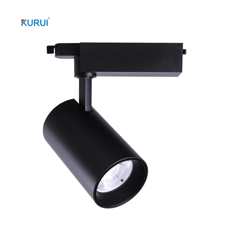 On Sale Lighting Fixtures Cob Led Track Light With Three-Wire Zoom Guide Spotlights Rotary Dimming