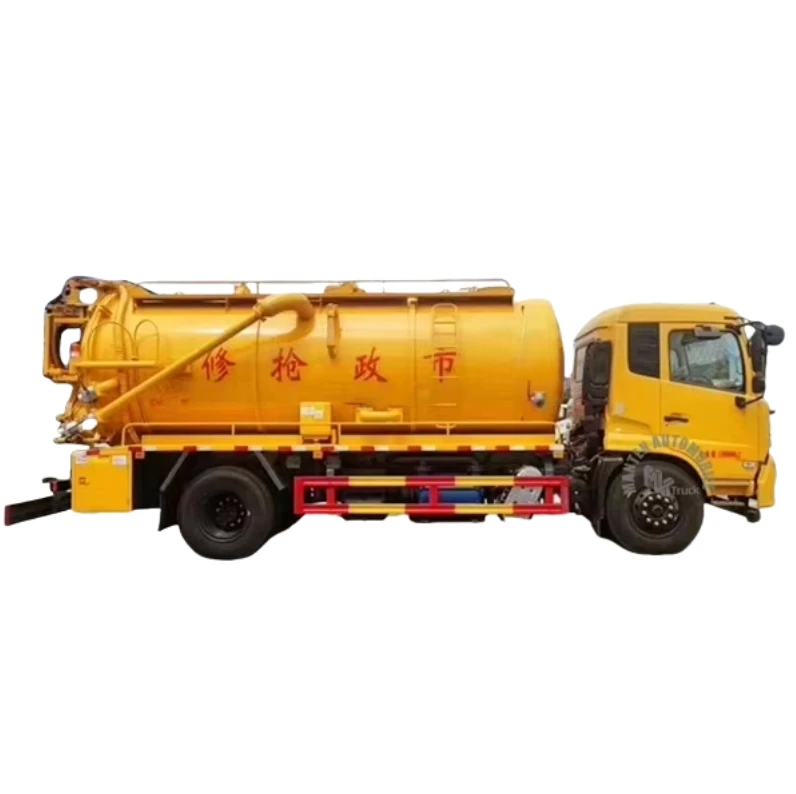 Best Selling Dongfeng 4*2 8-12L 190HP  Diesel Sewage Suction Truck for sale