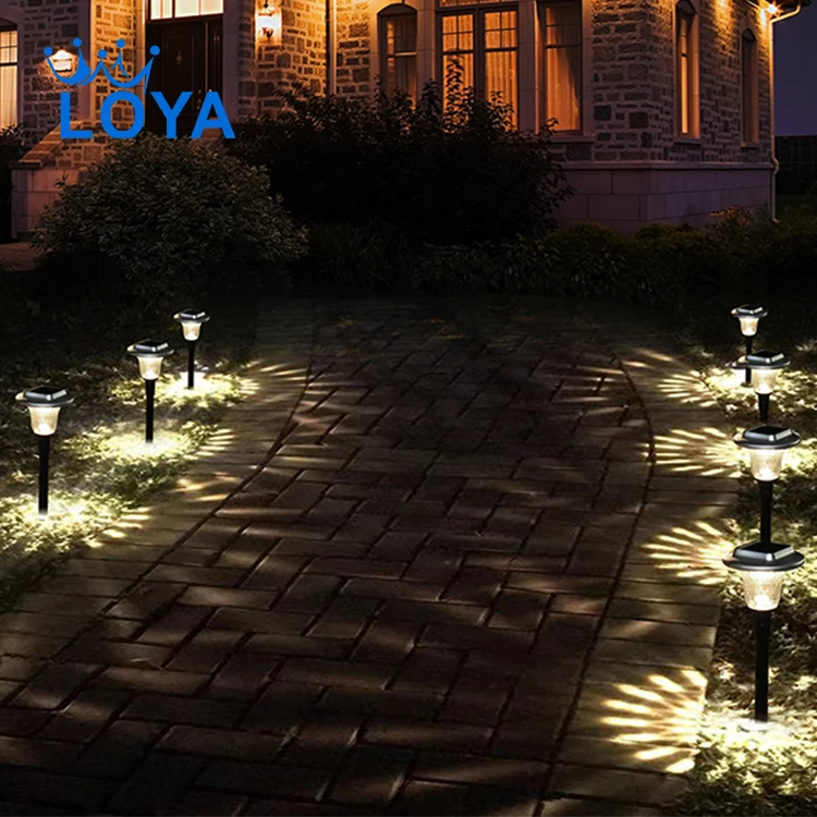 High Hot 60 Degree Temperature Applicable Solar Post Light Garden Outdoor Solar String Flower-shaped Lights Garden
