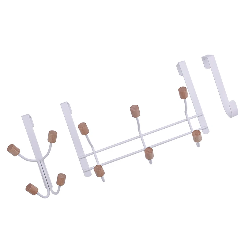 Wall-mounted Bathroom Metal Clothes Hook Over the Door Hat Hanger Back Door Hanging Hook