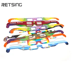 Personalized 3d glasses paper fireworks for funny party firework diffraction glasses effect