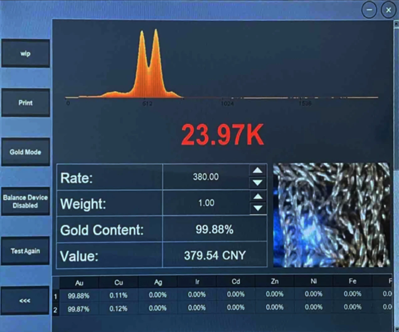 XRF Gold and Silver Tester Purity Testing Machine XRF Gold Spectrometer