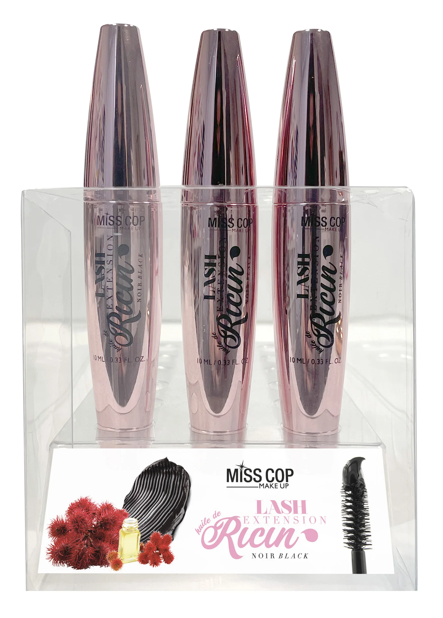 Good Quality Make Up French Brand Good Quality Vegan Black Mascara Lash Castor Oil For Makeup Beauty