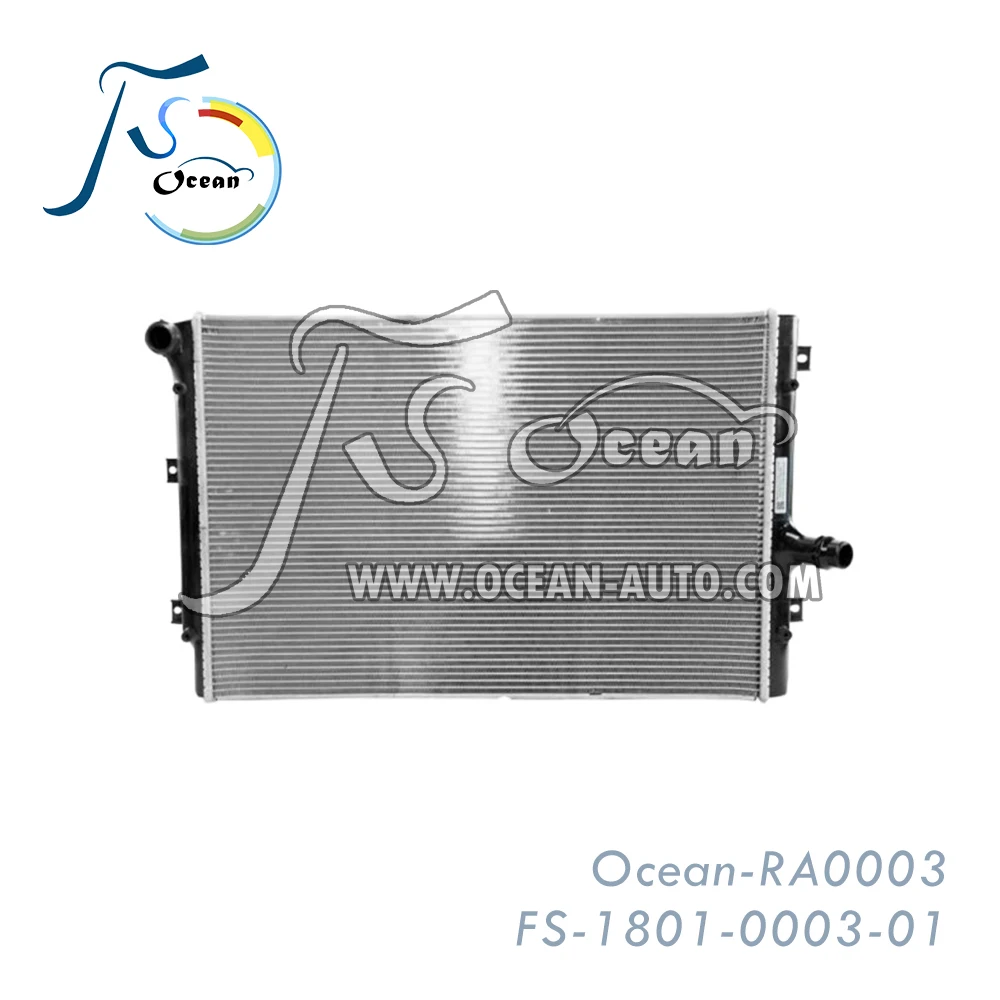 Алюминиевый автомобильный радиатор для Audi TT (2008-2009)/Volkswagen CC (2010-2012) 1K0121251K RA0003