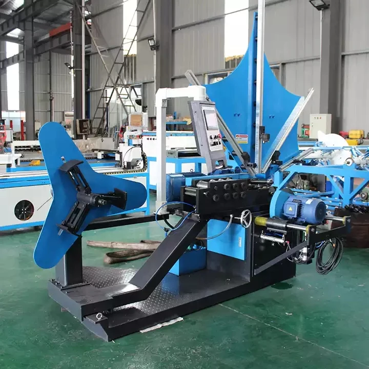 Round Spiral Helix Making Galvanized Spiro Tubeformer Machine