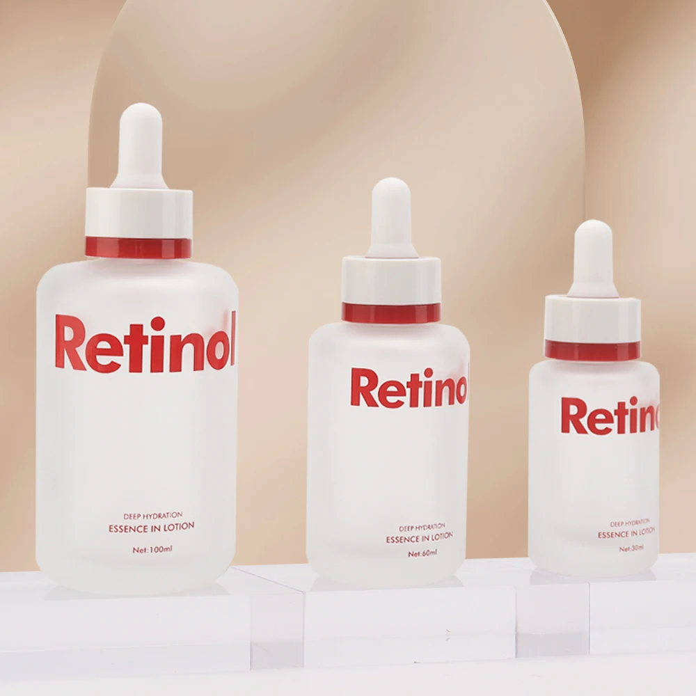 Low MOQ Luxury 1 oz 2oz стеклянная бутылка для сыворотки для лица, красочная и омолаживающая стеклянная бутылка для сыворотки для лица