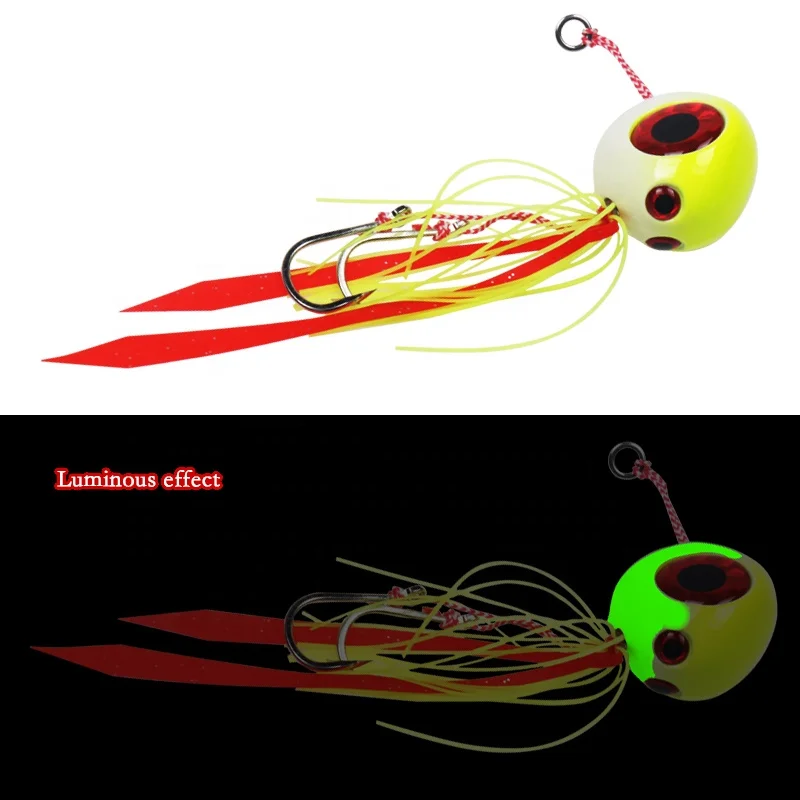 60g 80g 100g 120g 150g 200g Rubbers Snapper Sea Fishing Baits Slider Kabura Madai Jigs
