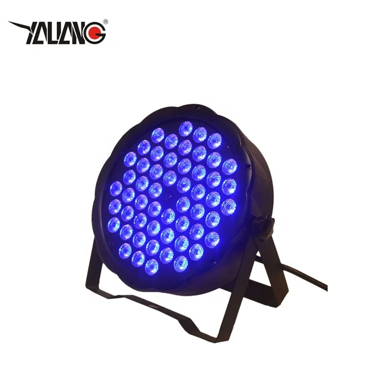 Professional DJ Bar Light RGB Full Color 3in1 54X1W Plastic Par Light For Disco KTV Party Wedding Stage Lamp