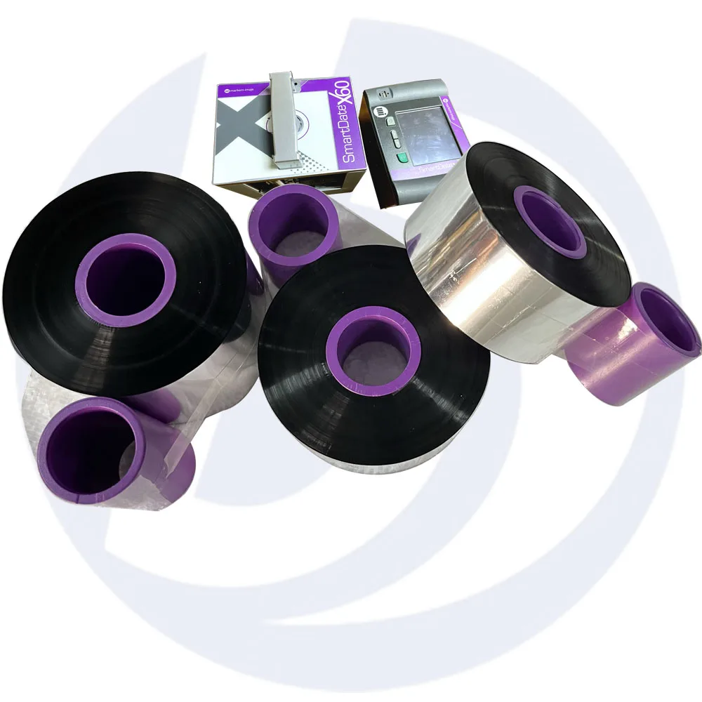 Professional TTo ribbon resin wax 33mm*450m near edge thermal transfer ribbons for tto printer