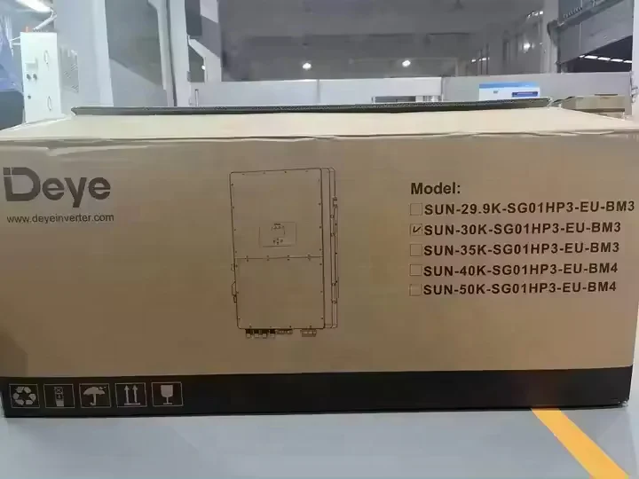Гибридный инвертор Deye Sun-25-sg01hp3-eu-am2 30 кВт 25 40 для гибридной солнечной системы