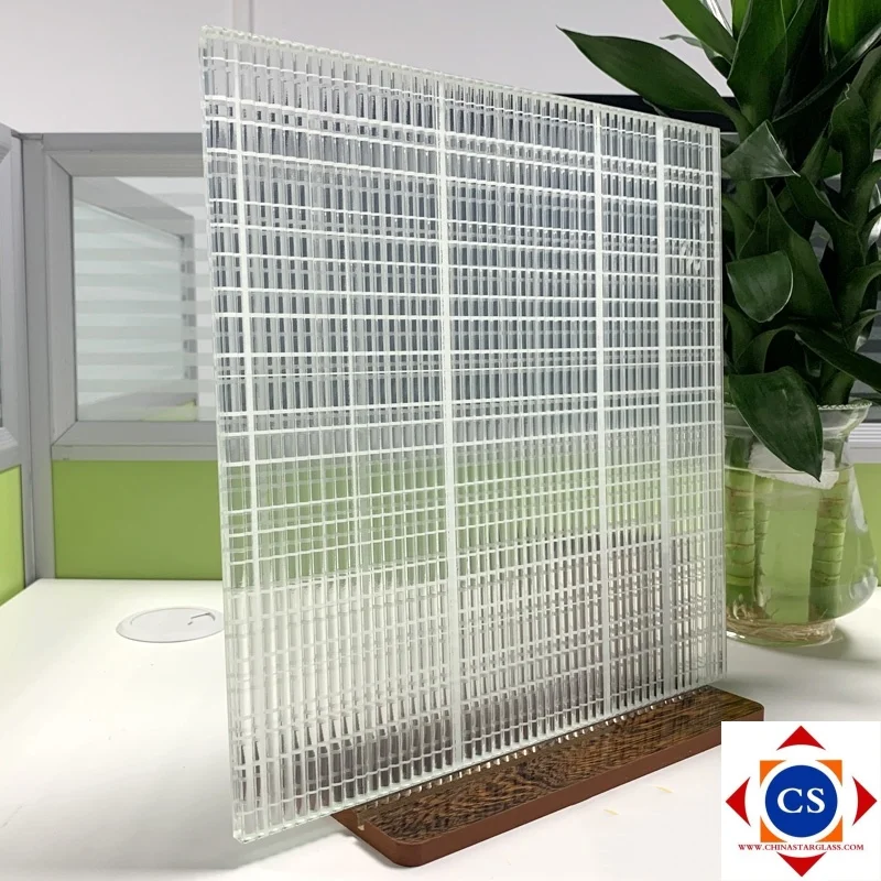 6.38-12.76mm etc.Fabric Laminated Glass for Interior Partition/Decoration/Office Partitions