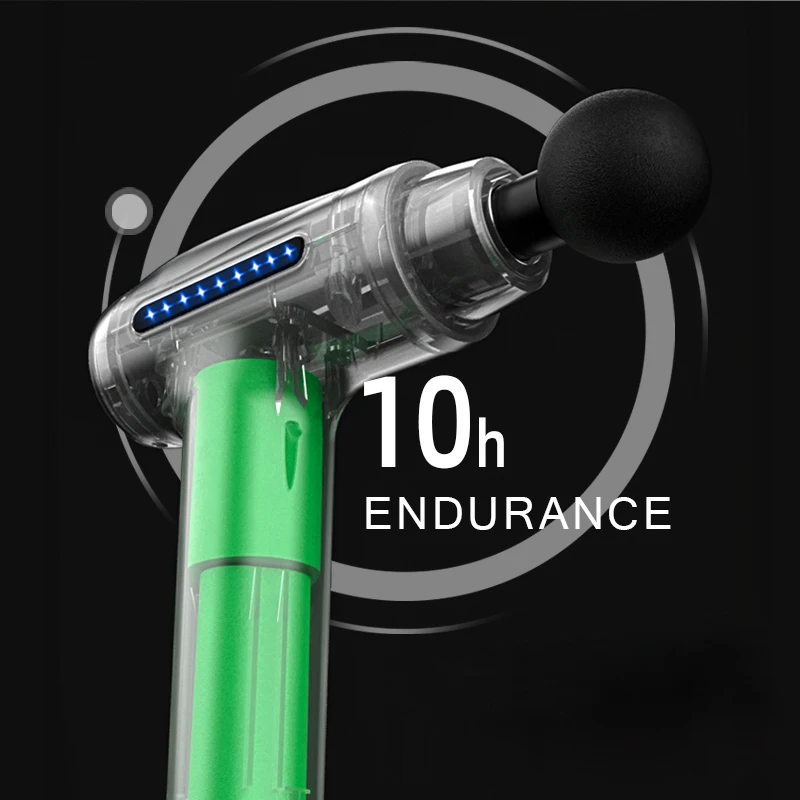 2024 30 Speed Handheld Massager Gun with Deep Tissue Percussion Muscle Massage Gun Fascial Massage Gun