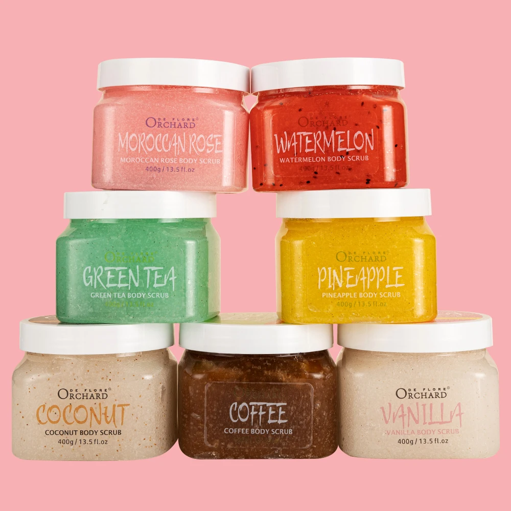 Customized Natural Rose Oil Cleans The Old Dead Skin Cells And Smoothing Rose Sugar Body Scrub