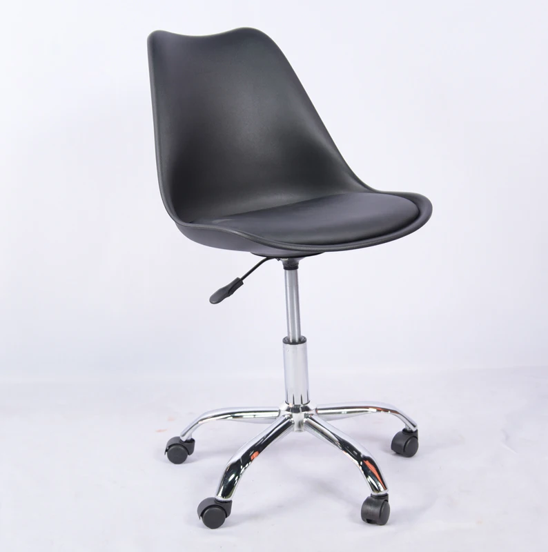 Ergonomic Comfortable Executive Desk Chair Swivel Steel Frame Plastic Office Chair with Wheels