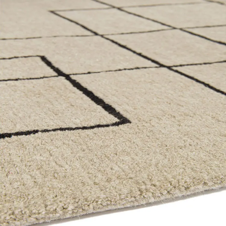 Chinese Factory Wool Handmade Carpet Home Floor Rug Living Room