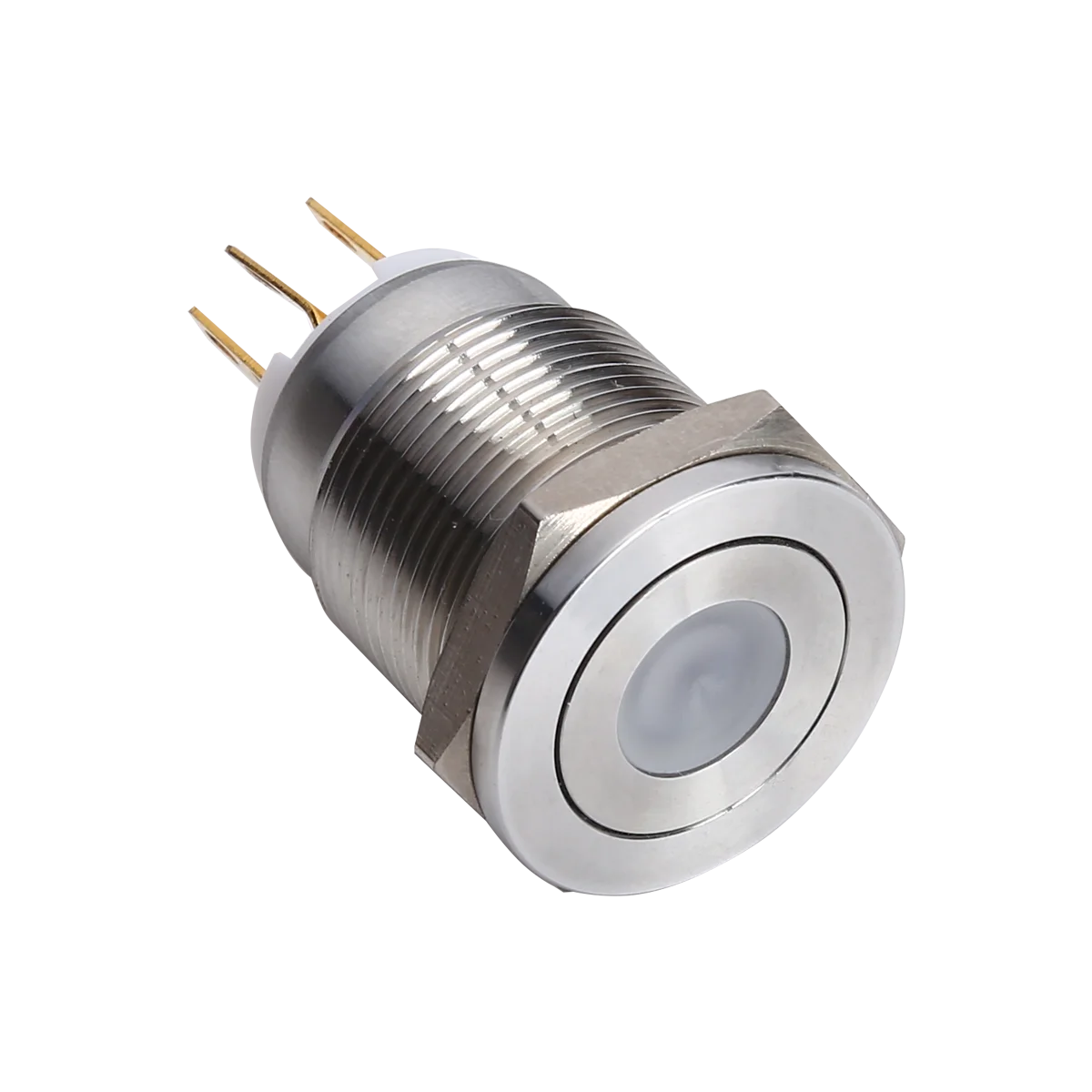 ONPOW 19mm momentary contact push button switch LAS1GQPF-11D/S