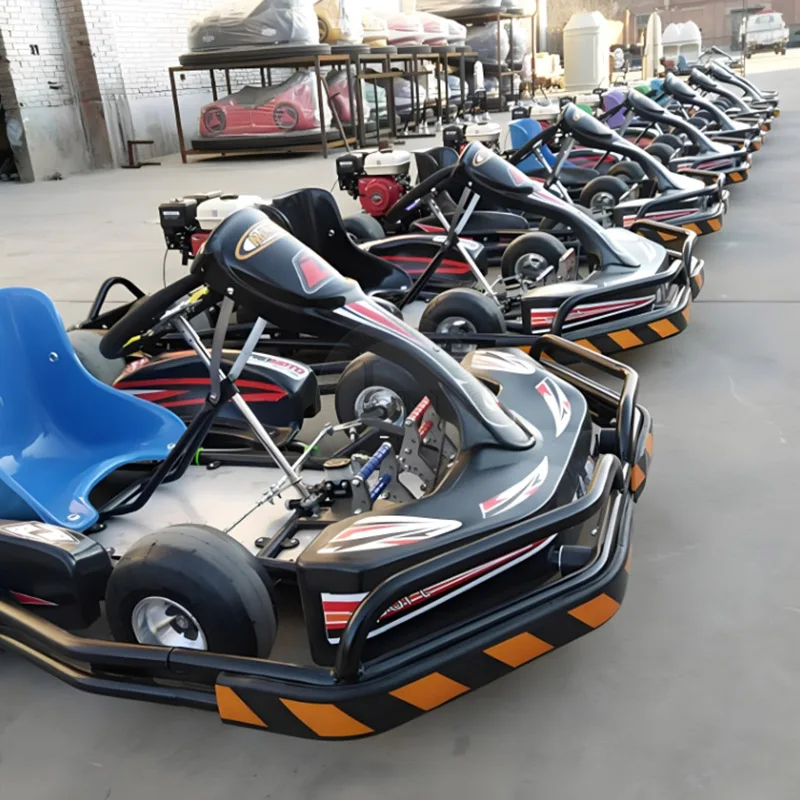 2024 LINO Gasoline Racing Go Kart Cheap 150cc 200cc Indoor Metal Off-Road for Trampoline Parks and Adventure Parks