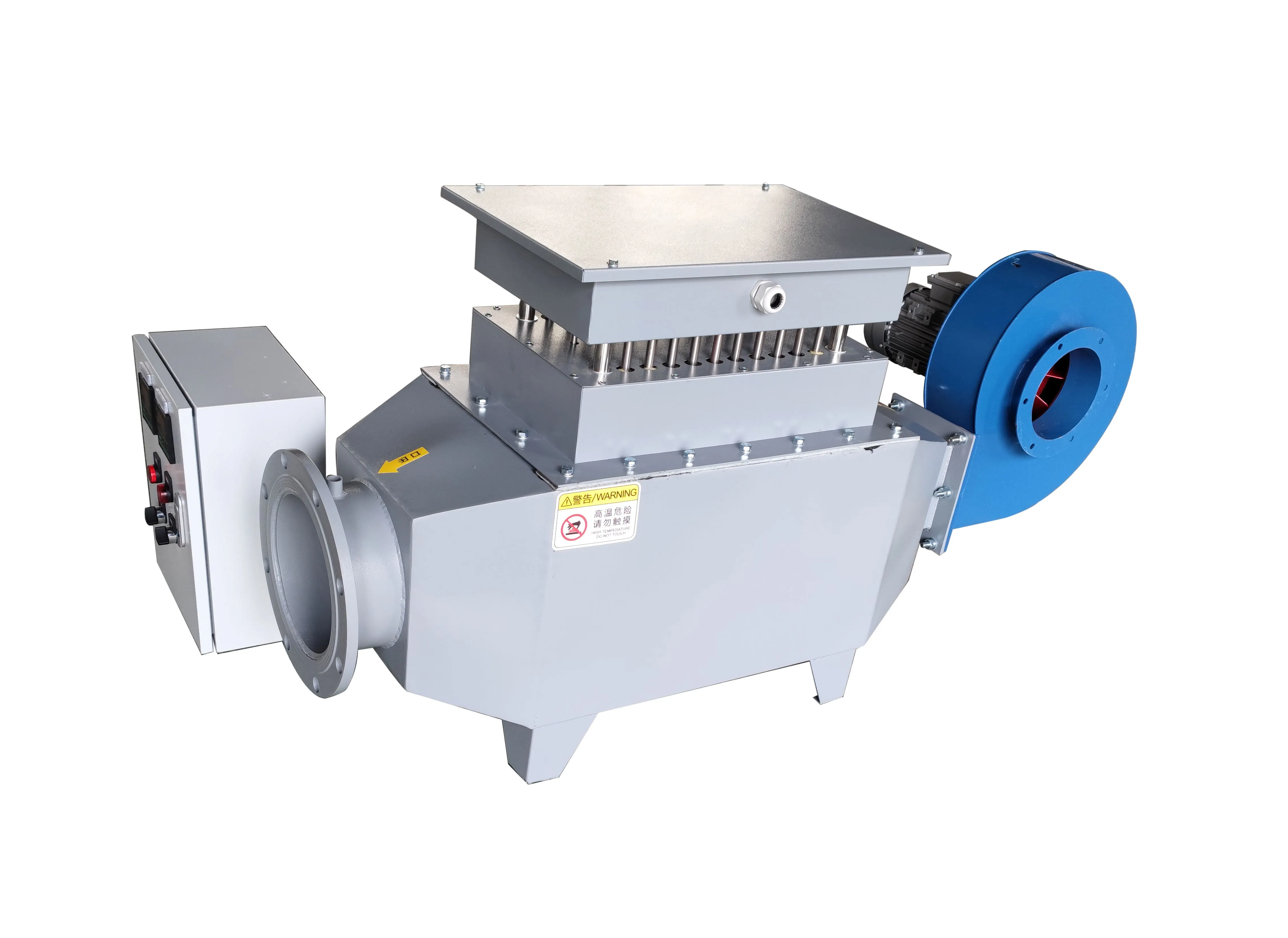 220v 380 industrial electric customized air heating air duct heater with fan circulating air duct heater