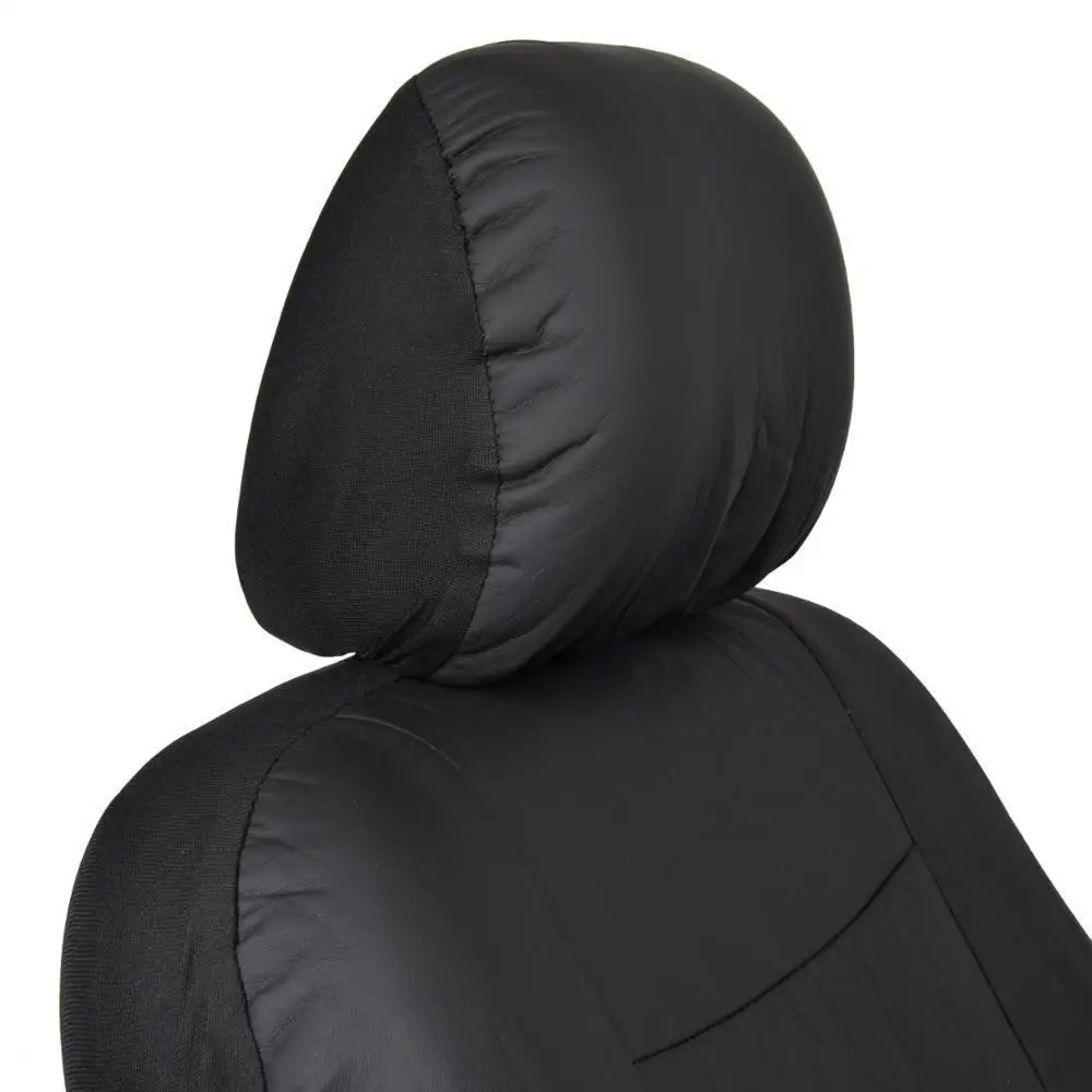 Luxury PU Leather Four Seasons Universal Car Seat Cover 9 Pieces Full Set Well Fit Car Front Rear Seat Cover