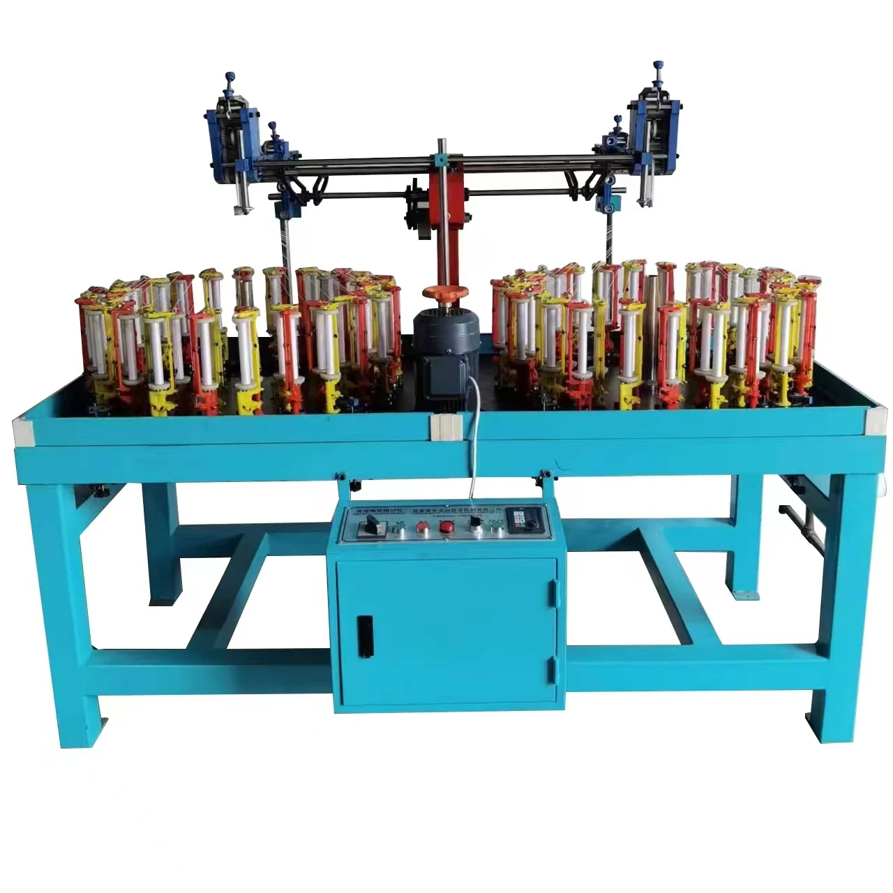 Flat polyester rope trouser rope braiding machine spindle braiding machine price