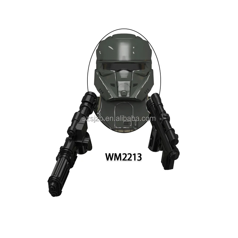 Лидер продаж SW Clone Trooper 501st космические войны мини-фигурки фигурки звезд игрушки строительные блоки для детей WM6122