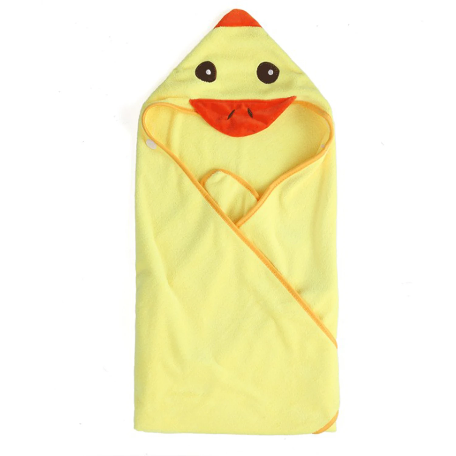 cute animal microfiber baby poncho bathrobe hooded towel custom