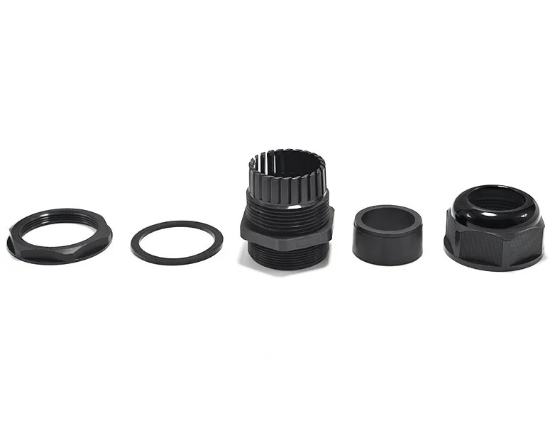 PG9 Strain Relief Anti Bending Pg Flexible Connector Nylon Strain Relief Cable Gland