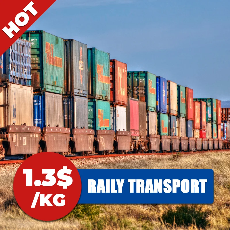 Cheap fast 40ft train container railway shipping cost from china to germany poland europe netherlands