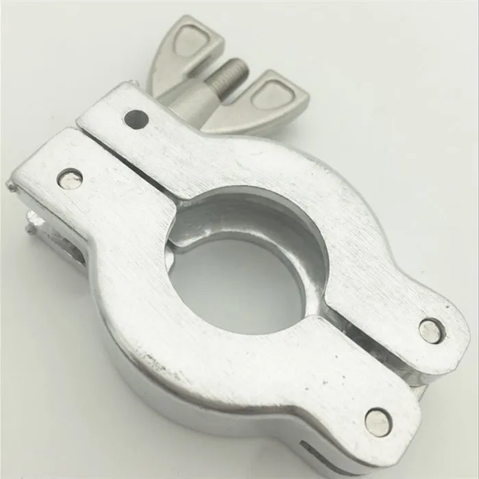 Flange Clamp Aluminum Vacuum Fittings KF16 KF25 KF40 KF50 Wing Nut Clamp for Vacuum Pipe