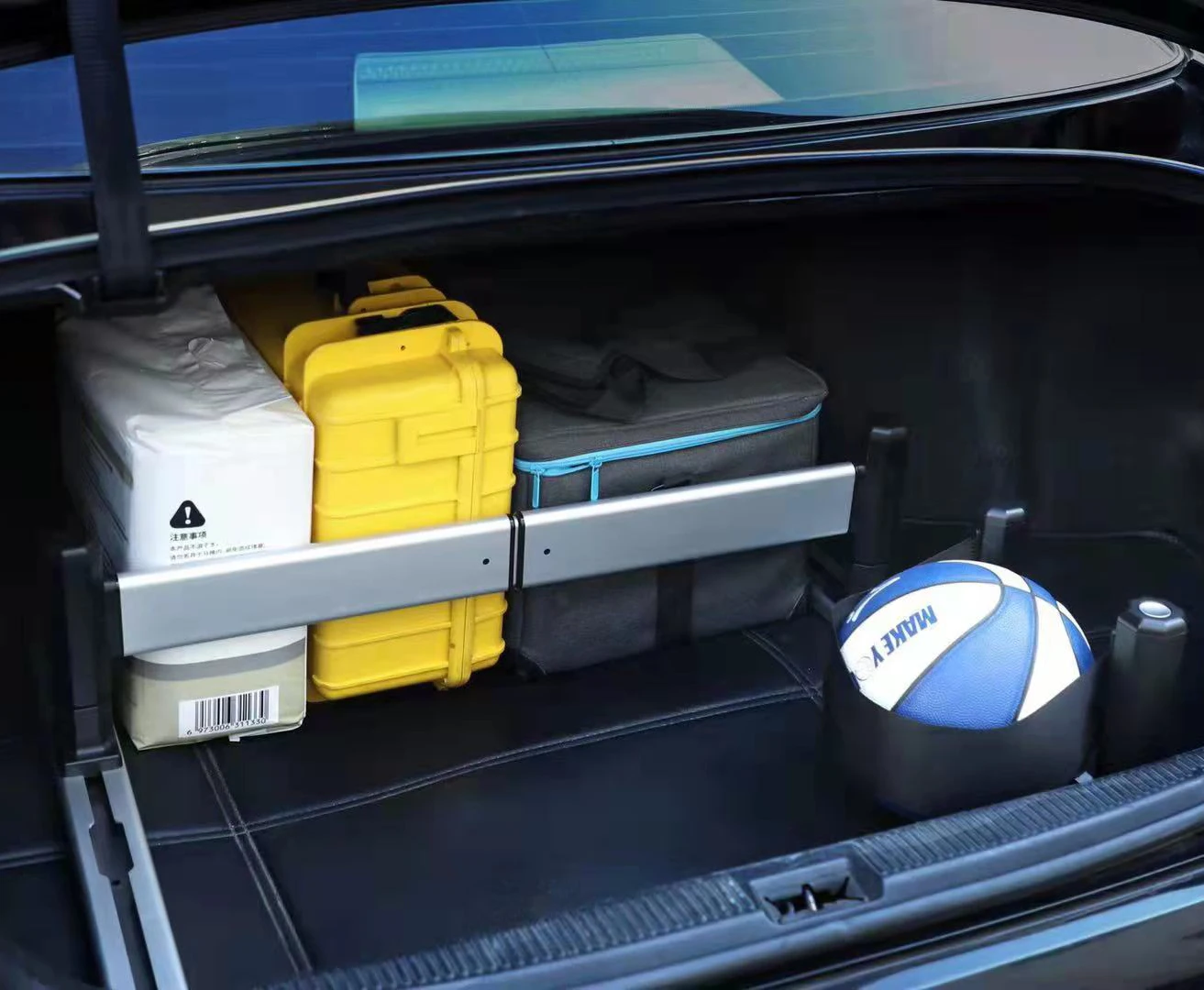 Factory Hot Sale Tail Storage Box Trunk Fixed Baffle Car Interior Accessories Spare Parts For Honda Old Fit