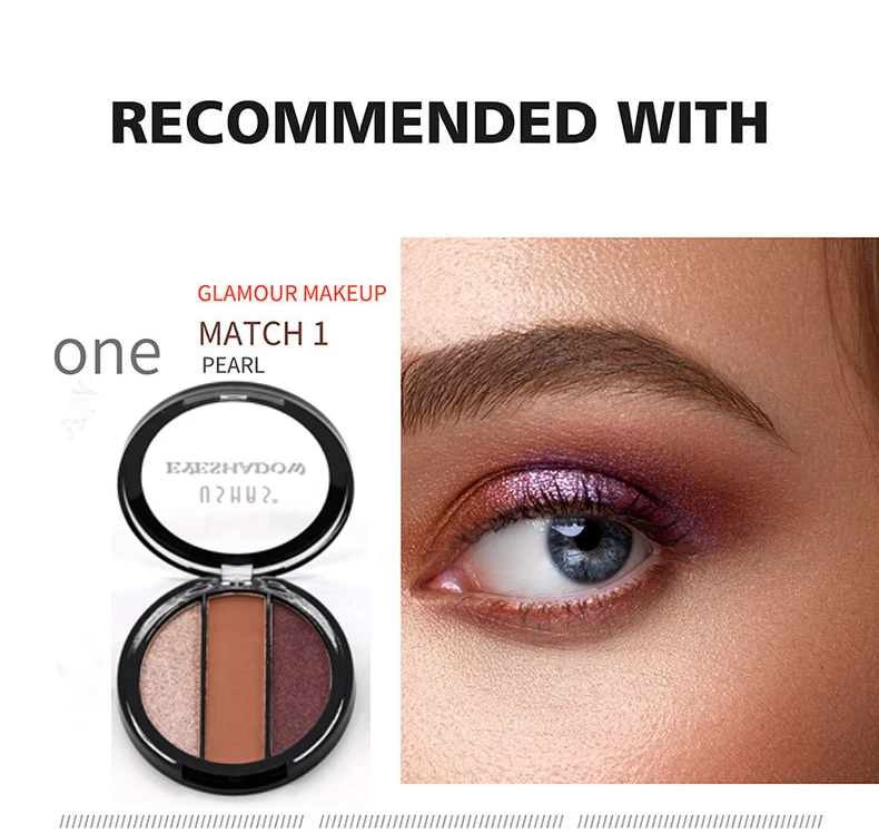 Eye Use and Mineral Ingredient Eyeshadow 12 color matte pearlescent nude makeup beginner