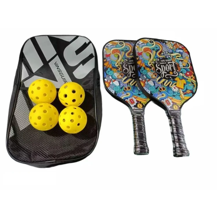 Good Price Of China Manufacturer PP Pickleball Carbon Paddle Set