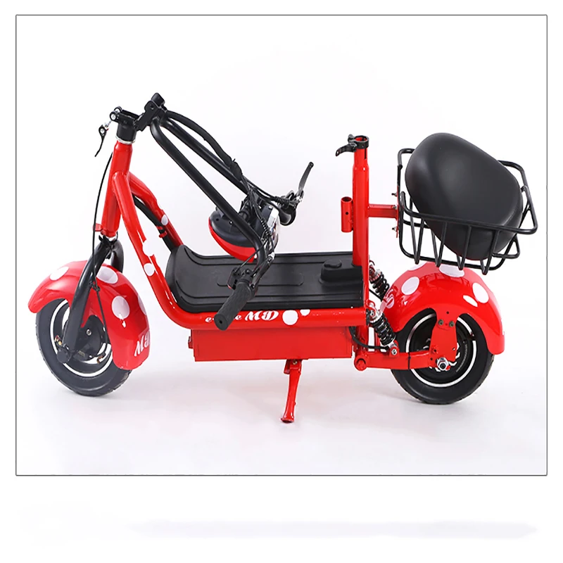 carbon electric folding fat tire bike 10 inch electric 350w bike e bicycle for adult
