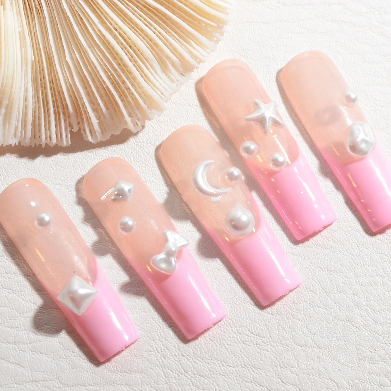 Beauty Nail Art Accessories High Bright Nail Flat Pearl Round Mixed Colorful DIY Jewelry For Nail Art Decoration