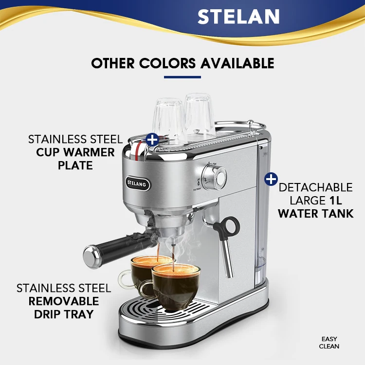 small cappuccino coffee machine commercial  restaurant italian cafetera espresso coffee pod maker machine