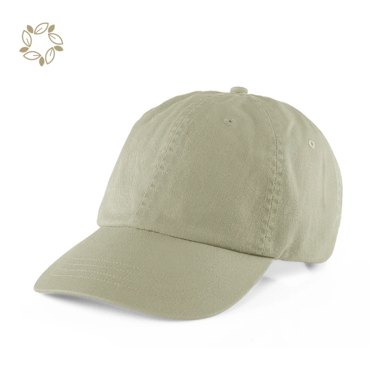 Solid Color Baseball Cap Cotton Hats Natural Eco-friendly Baseball Cap Sport Sustainable Sports Baseball Cap