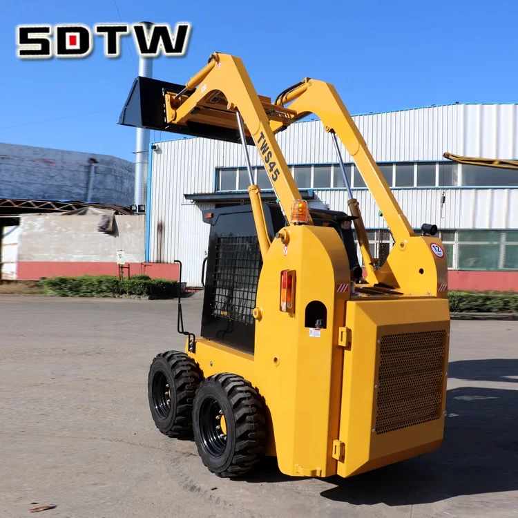 Маленький мини-колесный погрузчик с бортовым поворотом SDTW TWS45 45 л.с. 50