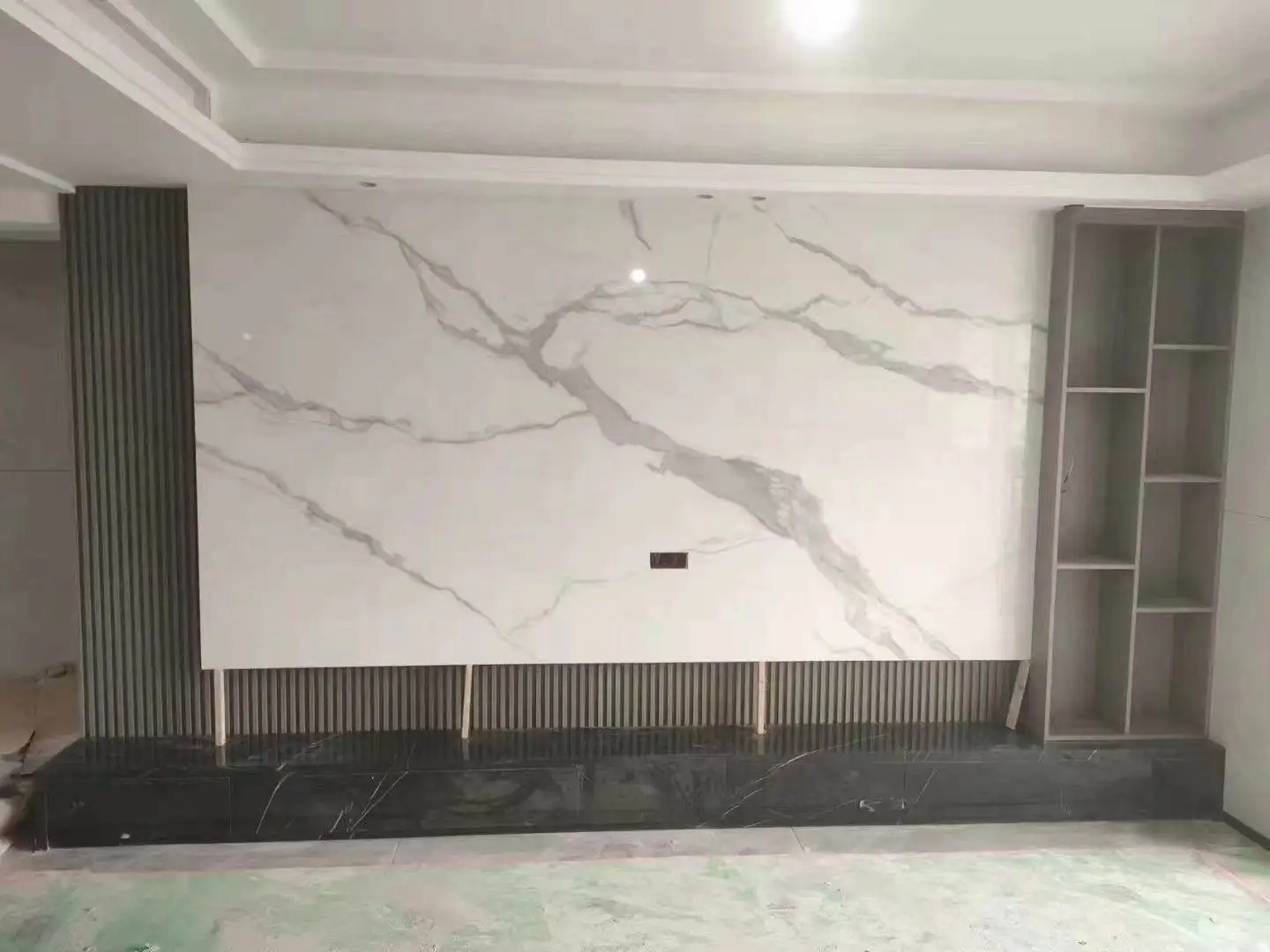 wholesale calacatta gold kitchen island porcelain slab wall sintered stone counter top