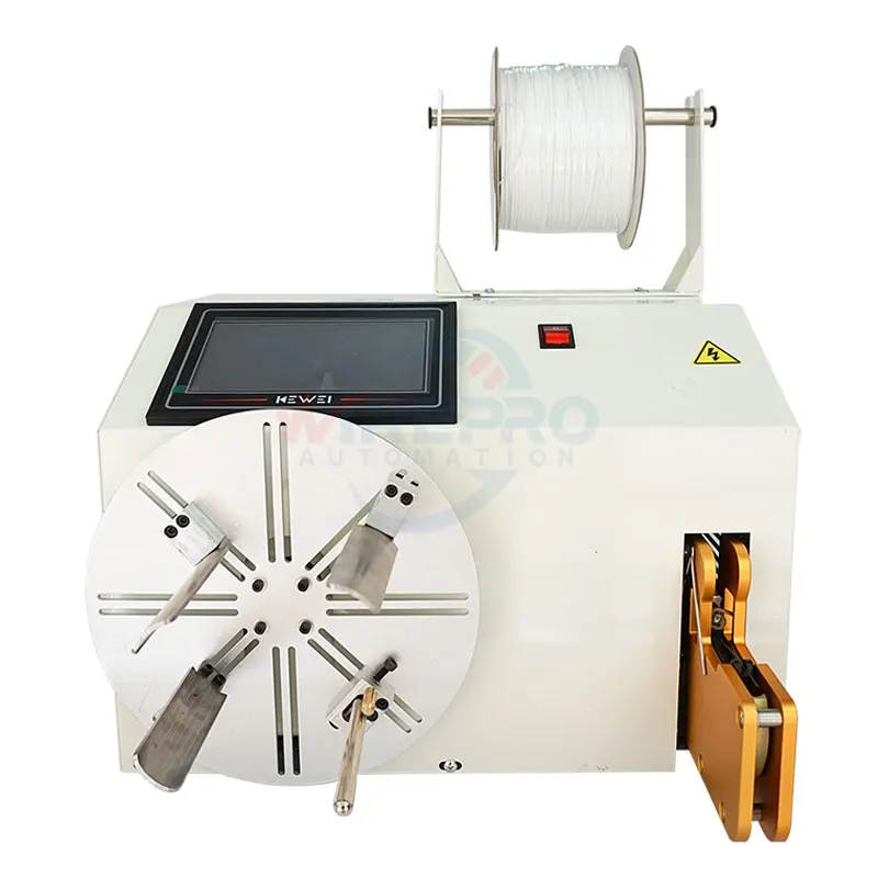 HB-D40 Semi Automatic cable wire cube winding twisting and tying machine