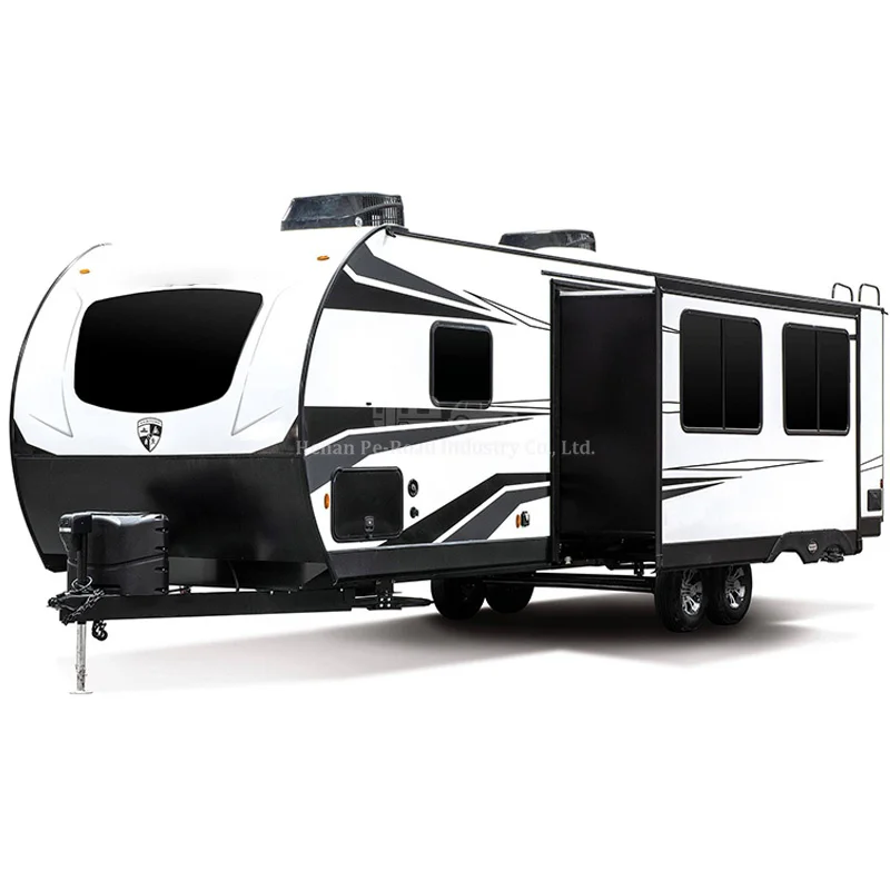 Large Luxy Fiberglass Shell Motorhomes Mobile House Caravan Rv Cheap Travel Off Road Camping Trailer