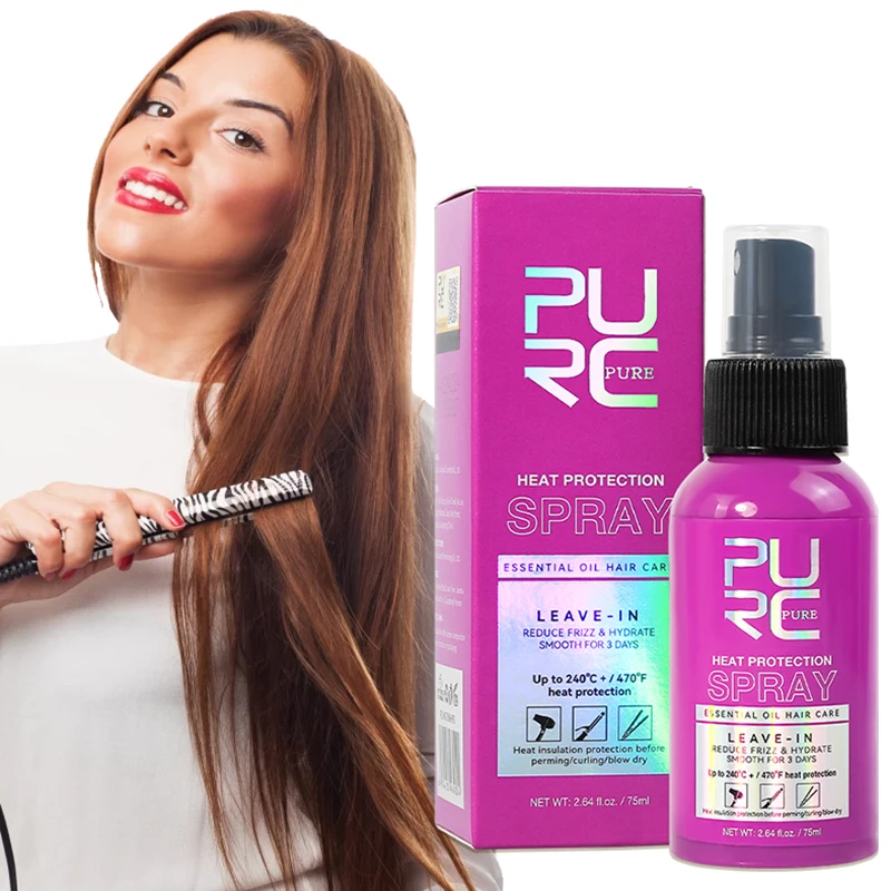 Heat Protectant Spray for Hair Protect Hair From Heat Damage Up To 450 Fahrenheit Thermal Protector Heat Protectant Hair Spray