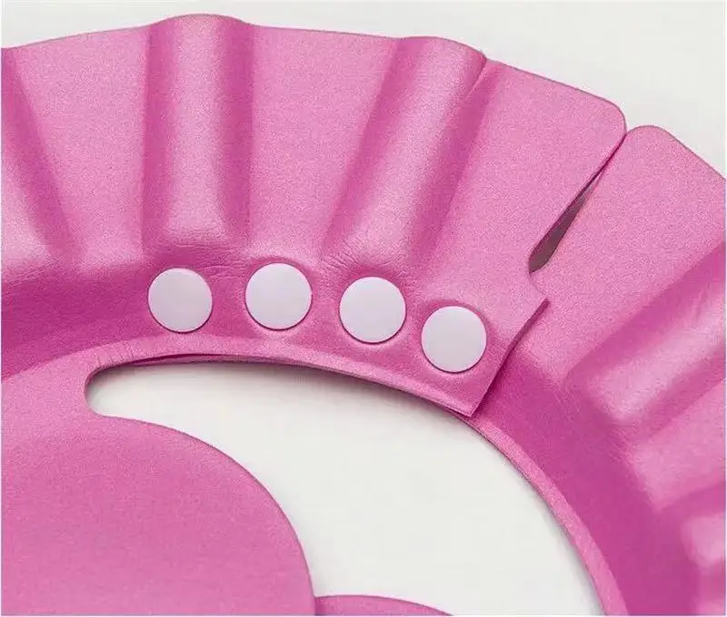 EVA Adjustable Bath Caps Thicken Soft Visor Hat Shower Cap With Ear Protector Baby Shower Cap
