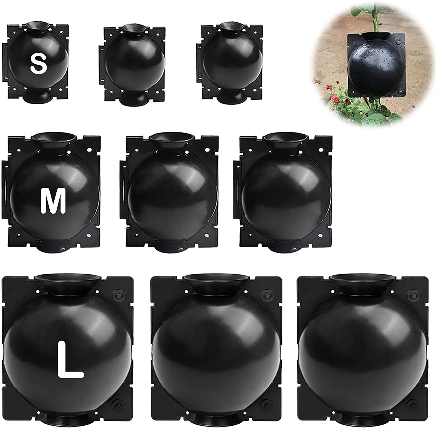 Same as Amazon Plant Root Growing Box Propagation Root Ball for Tree, Reusable Grafting Rooting Ball Controller for Indoor