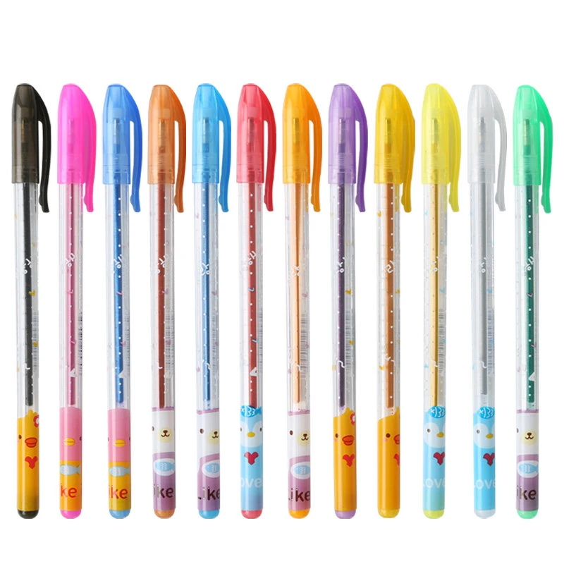 48colors Glitter Gel Highlighter Study Kit Journaling Bible Highlighter Markers Gel Highlighter Marker Set