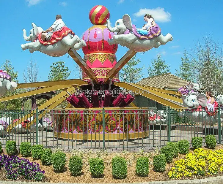 Best Popular! Carnival Rides Sale Flying Elephant/China Theme Park Equipment Divine Dumbo Rides for sale