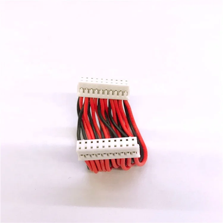 Electronic wire PHD2.0- 10P connector 26awg red/black cable